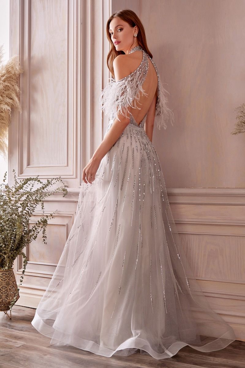 Off Shoulder Neckline Gown by Andrea and Leo A1496 - Special Occasion