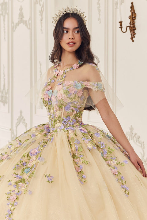Ladivine - 15724 Floral Gown