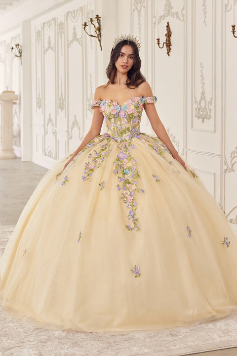 Ladivine - 15724 Floral Gown