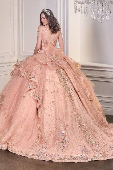 Ladivine - 15727 Floral Gown
