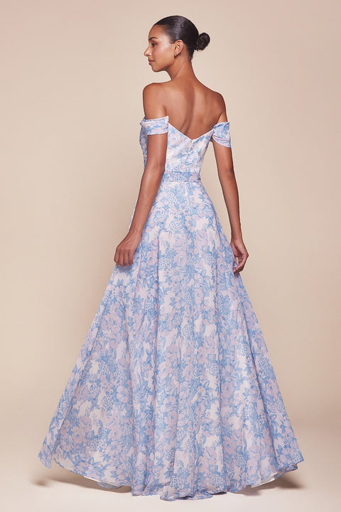 Ladivine - 7441 Floral Gown