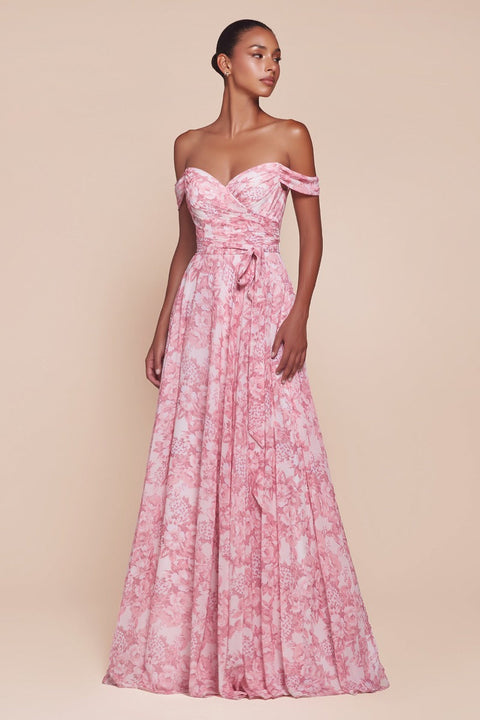 Ladivine - 7441 Floral Gown
