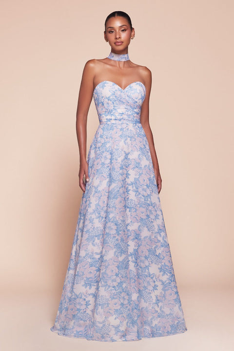Ladivine - 7443 Floral Gown
