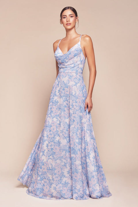 Ladivine - 7444 Floral Gown