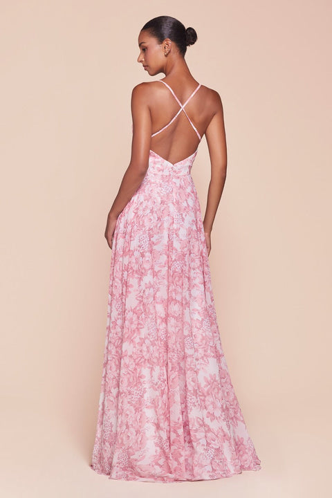 Ladivine - 7444 Floral Gown