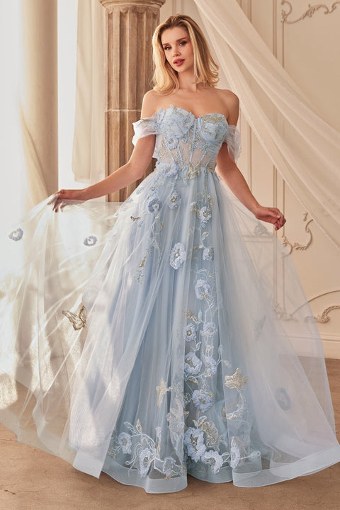 Andrea & Leo - A1246 Floral Gown