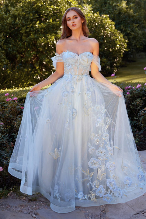 Andrea & Leo - A1246 Floral Gown