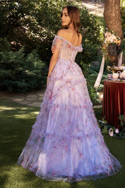 Andrea & Leo - A1286 Floral Gown
