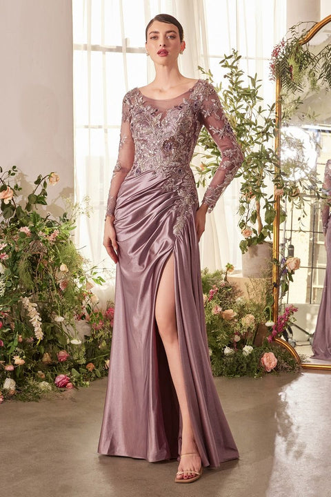 Andrea & Leo - A1403 Floral Sequin Gown