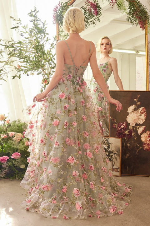 Andrea & Leo - A1420 Floral Gown