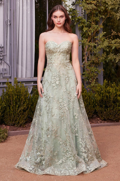 Andrea & Leo - A1446 Floral Gown