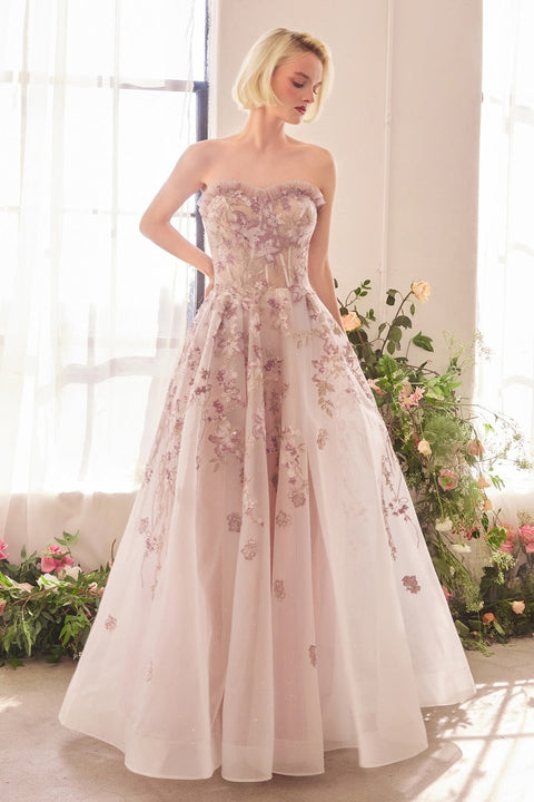 Andrea & Leo - A1455 Floral Gown