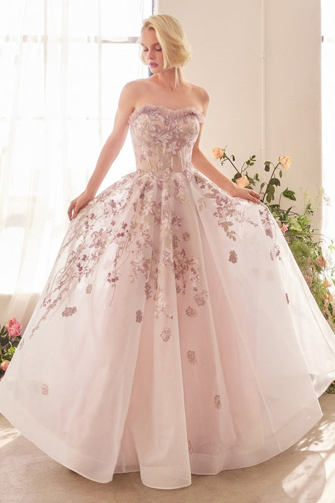 Andrea & Leo - A1455 Floral Gown