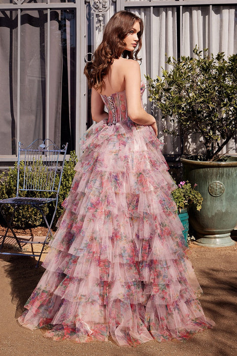 Andrea & Leo - A1463 Floral Gown