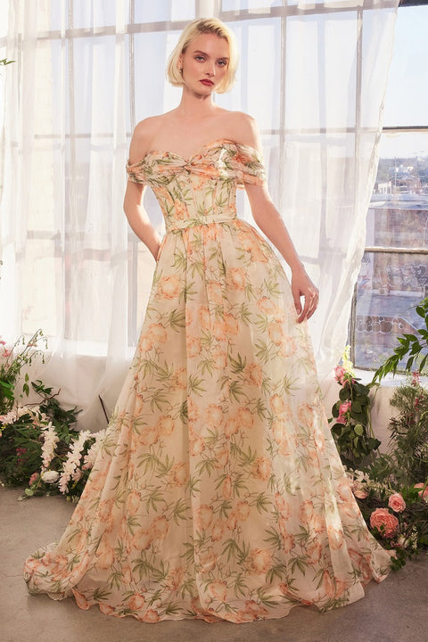 Andrea & Leo - A1466 Floral Gown