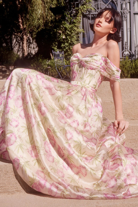 Andrea & Leo - A1466 Floral Gown