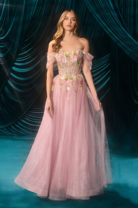 Andrea & Leo - A1479 Floral Gown