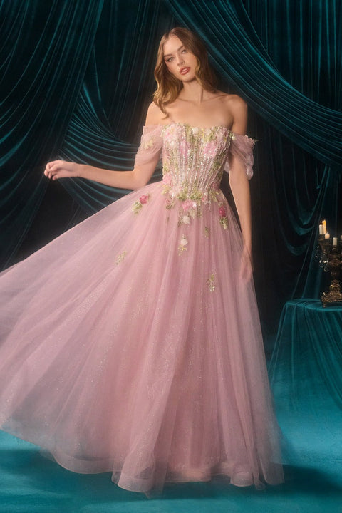 Andrea & Leo - A1479 Floral Gown