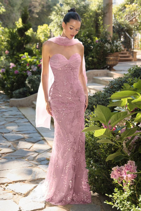 Andrea & Leo - A1484 Floral Gown