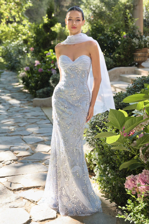 Andrea & Leo - A1484 Floral Gown