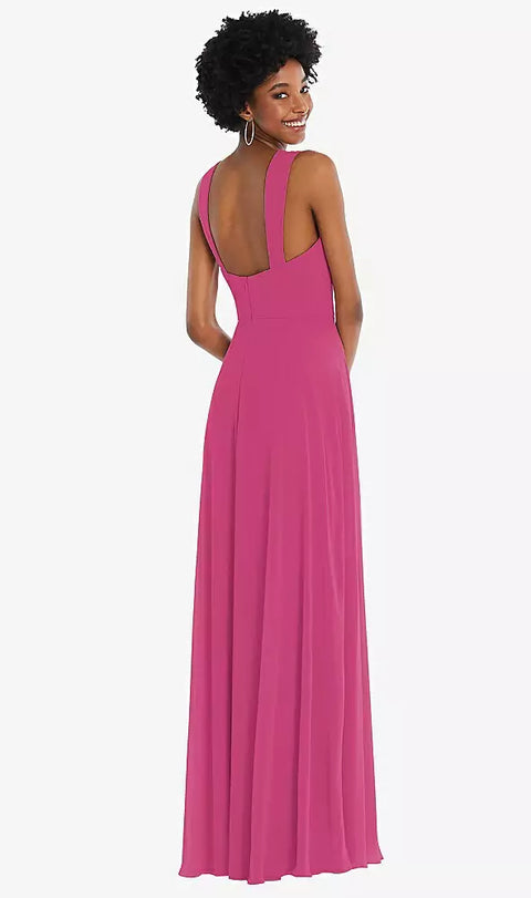 After Six 1558 Contoured Wide Strap Sweetheart Maxi Dress