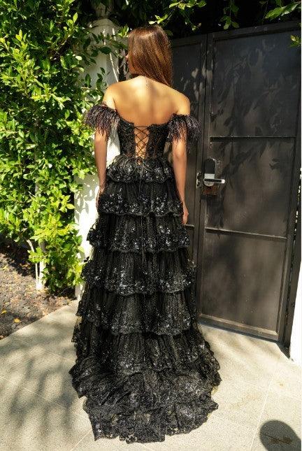 Portia And Scarlett Sweetheart Neck Off Shoulder Prom Dress PS24525