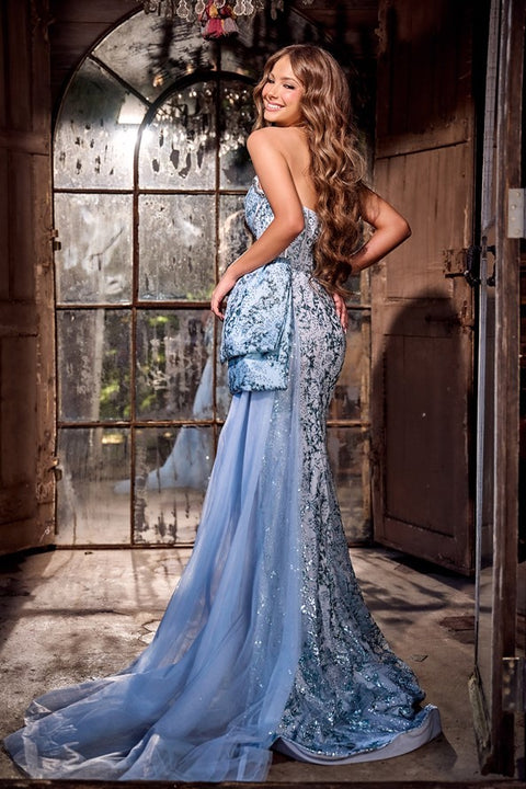 Portia And Scarlett V Neck Strapless Prom Dress PS24070