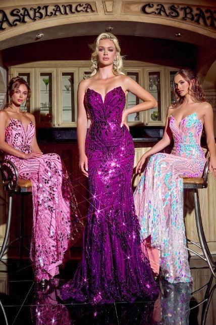 Portia And Scarlett V Neck Prom Dress PS24315