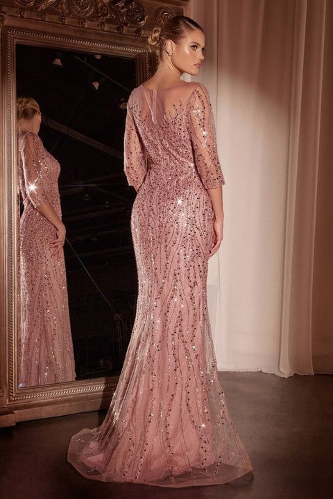 Ladivine - CD0105 Sequin Gown