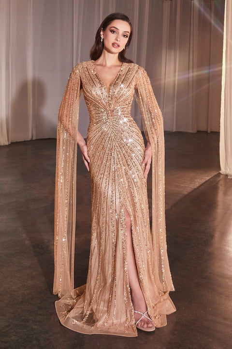 Ladivine - CD0239 Sequin Gown