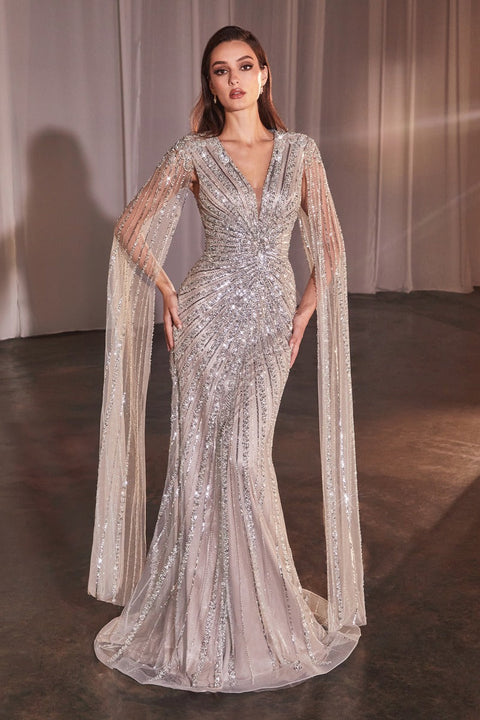 Ladivine - CD0239 Sequin Gown