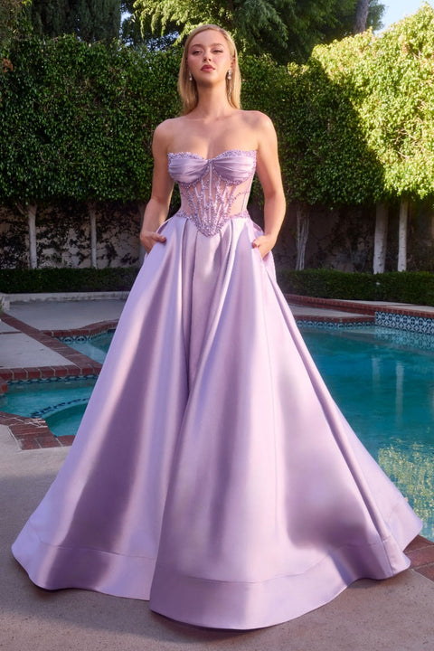 Ladivine - CD389 Floral Gown