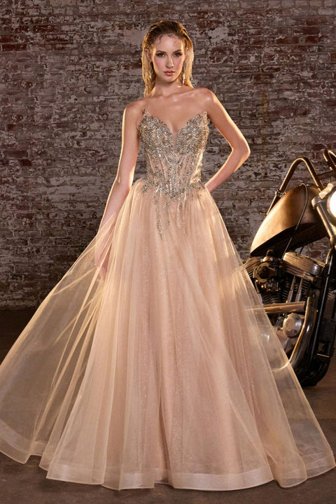 Ladivine - CD721 Sequin Gown