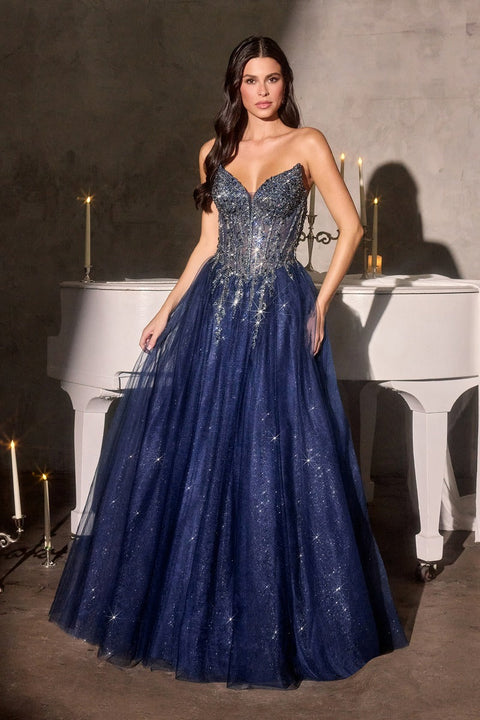Ladivine - CD721 Sequin Gown