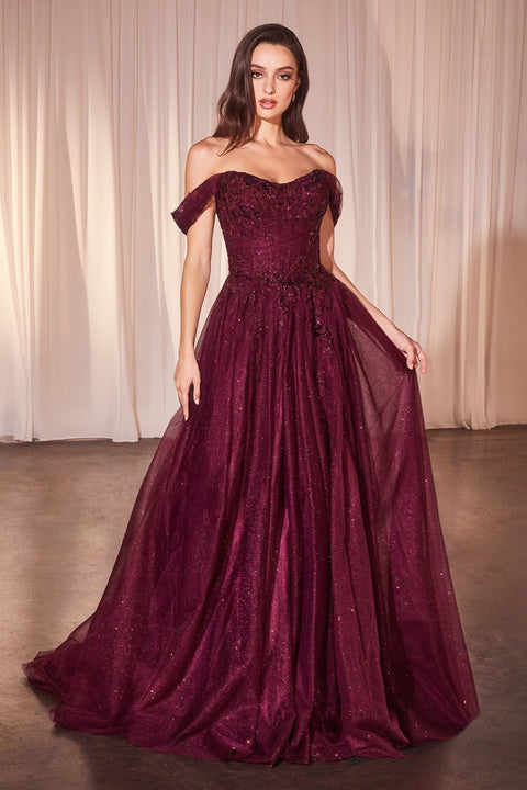 Ladivine - CD799 Floral Gown