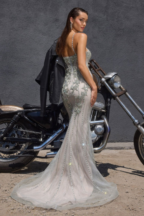 Ladivine - CR383 Sequin Gown