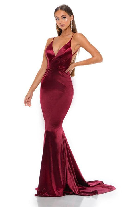Portia And Scarlett V Neck Evening Dress PS1934