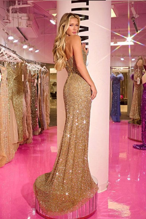 Portia And Scarlett Sweetheart Neck Strapless Couture Dress PS24850C