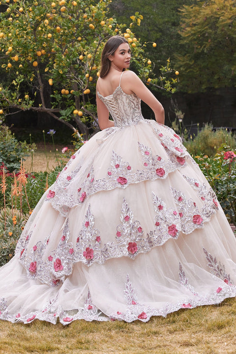 Ladivine - 15703 Tulle Ball Gown