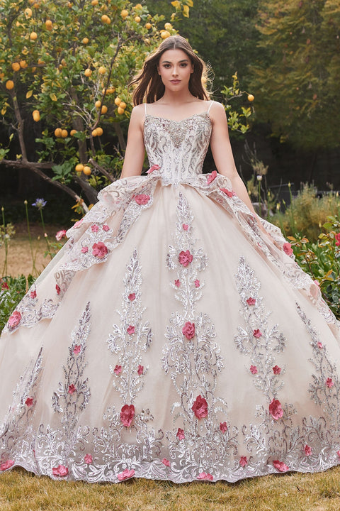 Ladivine - 15703 Tulle Ball Gown