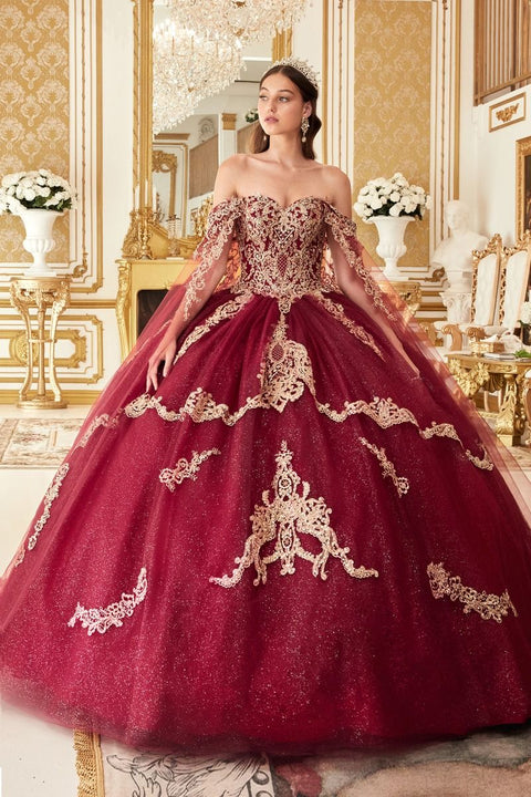 Ladivine - 15711 Lace Ball Gown