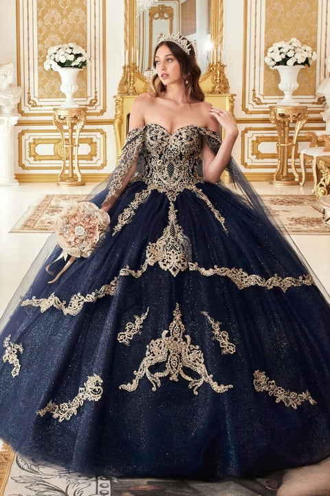 Ladivine - 15711 Lace Ball Gown