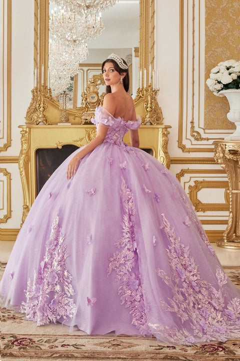 Ladivine - 15713 Off The Shoulder Ball Gown
