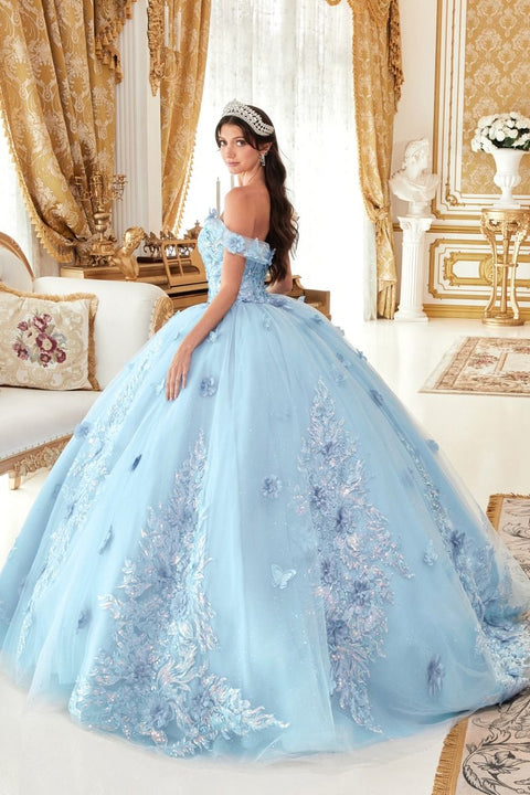 Ladivine - 15713 Off The Shoulder Ball Gown