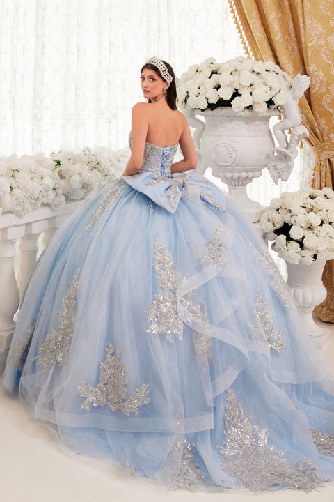 Ladivine - 15715 Sweetheart Neckline Ball Gown