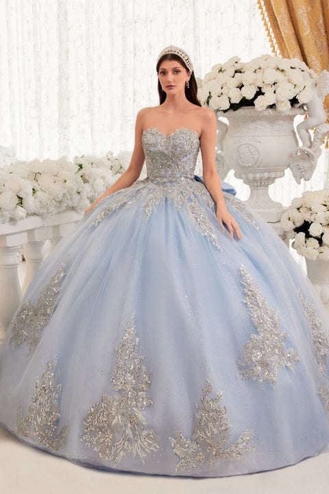 Ladivine - 15715 Sweetheart Neckline Ball Gown