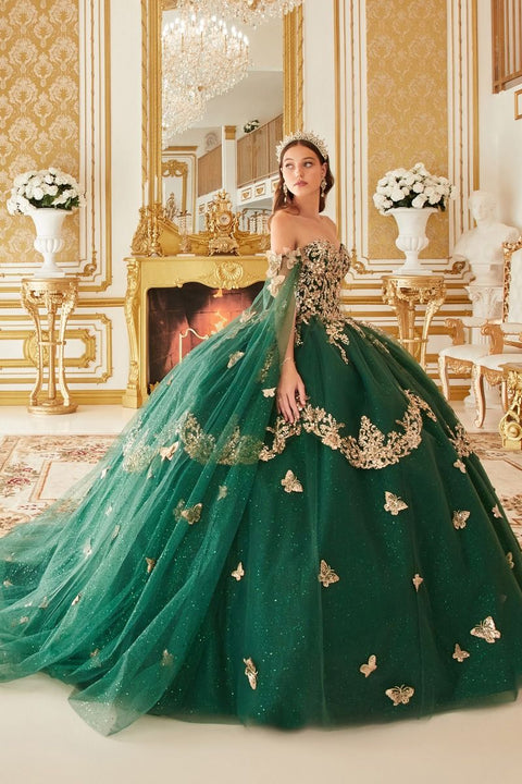 Ladivine - 15721 Tulle Ball Gown