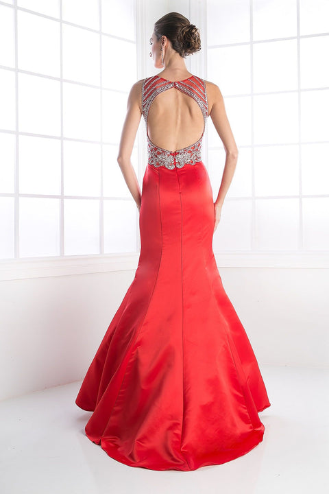 Ladivine - C238 Satin Mermaid Gown