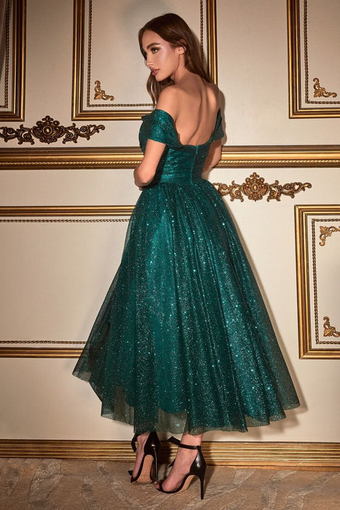 Ladivine - CD870 Off The Shoulder Evening Dress