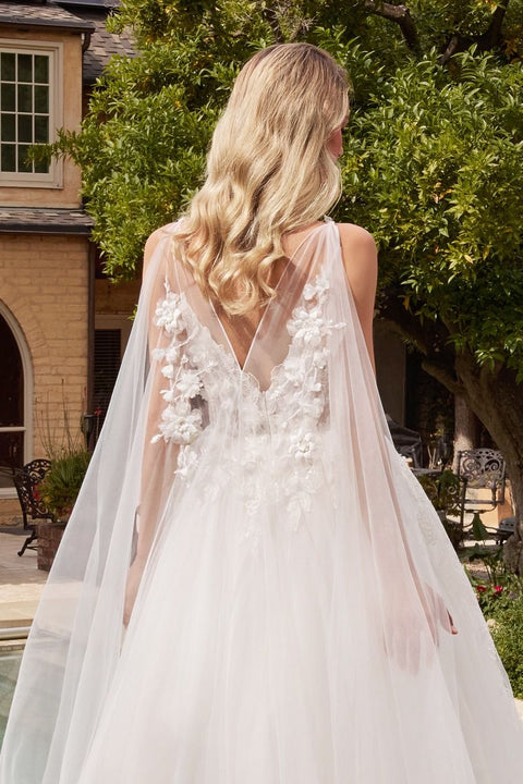 Ladivine - CDS437W Tulle Sweetheart Neckline Ball Gown